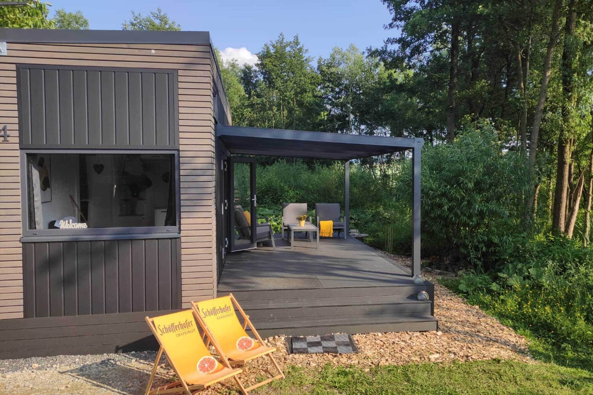 Unsere Tiny Häuser Tiny House mieten Direkt am See Urlaub am